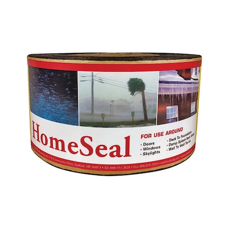 York York HomeSeal 12 in. W X 900 in. L Asphalt/Polyethylene Flashing Black RESHS12